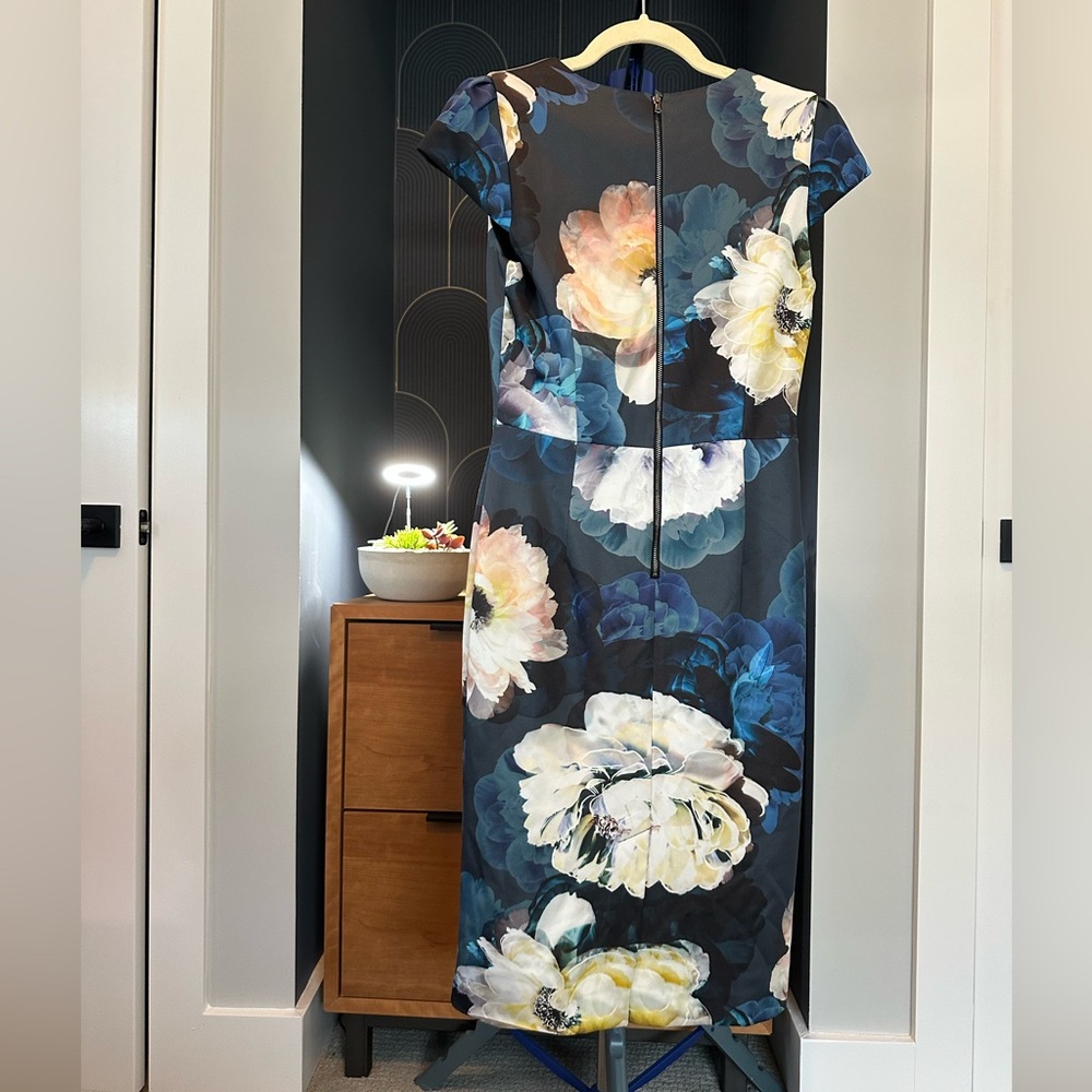 Betsey Johnson Blue Floral Dress - Picture 3 of 3